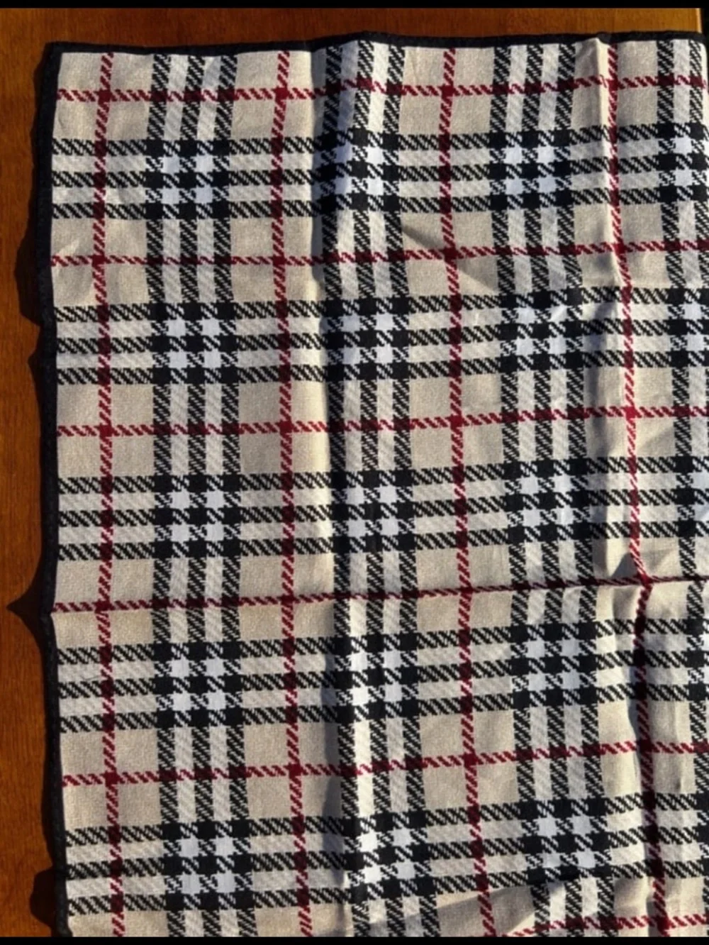 New cotton Burberry scarf